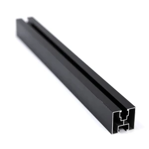 Aluminiumprofil 416cm 40x40mm für Sechskantschrauben M10 schwarz eloxiert