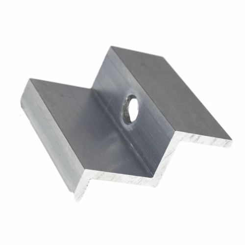 Endklemme - M8 Loch - Aluminium 6060 - H40 PV-03-09