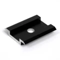 Zentralklemme - Loch M8 - Aluminium 6060 - H8 Eloxiert PV-04-04