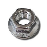 Sechskant Flanschmuttern M10 mit Sperrverzahnung DIN 6923