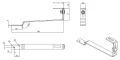 Dachhaken verstellbar für Schrägdächer 306mm - Edelstahl (Biberschwanz) PV-08-20 (2)