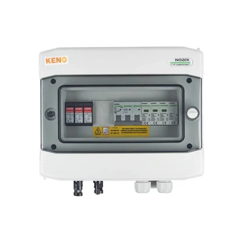 Anschlusskasten mit DC + AC Überspannungsableiter, 1000V Typ 1+2, 1x PV Kette, 1x MPPT // ogr. AC Typ 1+2, 16A 3-F Typ SH-90 DCAC GPV-409-02