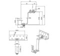 Dachhaken Vario 3x verstellbar Edelstahl A2 1.4301 304 L120 PV-08-33-A2 (2)