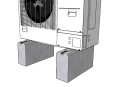 Ballastsockel für Wärmepumpe PP550 - Satz mit 2 Stück GPV-600-05 (3)