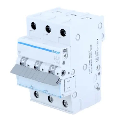 Überstrom-Schutzschalter B 20A 3P 6kA MBN320E HAGER GPV-401-54