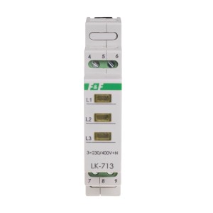 Blinkleuchte 3×230 V+N 3xLED 3 Farben LK-713 K F&F FILIPOWSKI