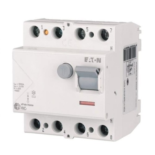 Fehlerstrom-Schutzschalter 4P 25A 6kA 30mA AC Typ HNC-25/4/003 xPole Home 194693 EATON GPV-401-89