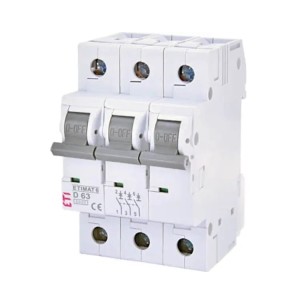 Überstrom-Schutzschalter C 20A 3P 6kA ETIMAT6 002145517 ETI