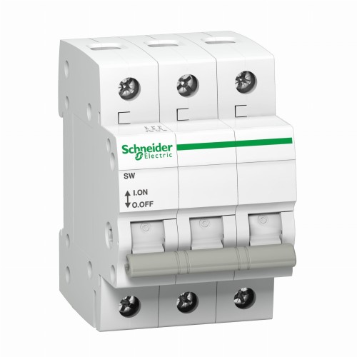 3-Phasen-Lasttrennschalter 3P 63A 500V AC K60 SW-63-3 Acti9 A9S62363 SCHNEIDER ELECTRIC GPV-401-139