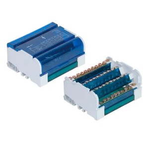 Schaltblock 4-polig 125A 500V 11-Klemmen TH35 E.4077 PAWBOL