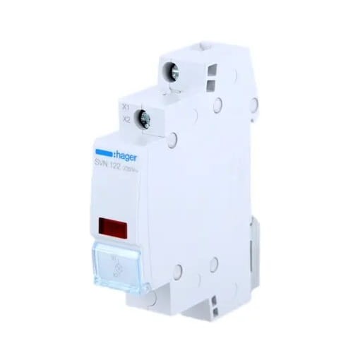 Signalleuchte LED rot 230VAC SVN122 HAGER GPV-401-183