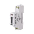 Elektrizitätszähler 1-phasig LCD 50 A 1-MOD TYP: LEM-02 ZAMEL GPV-401-184 (2)