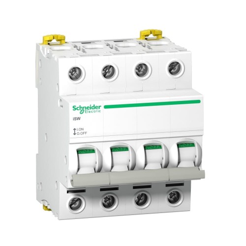 3-Phasen-Lasttrennschalter 4P 100A 415V AC iSW-100-4 Acti9 A9S65491 SCHNEIDER ELECTRIC GPV-401-186