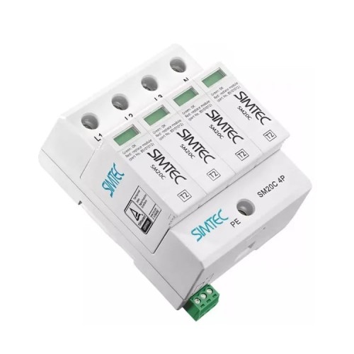 Überspannungsableiter Typ 2 (C) 4P 20kA 1,5kV SM20C SIMTEC 85102000 SIMET GPV-401-202