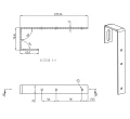Dachhaken aus Schiefer PV-08-15 (2)