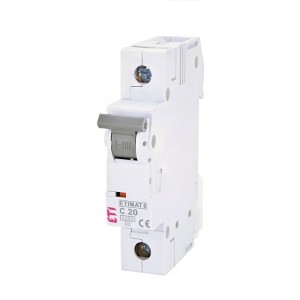 ETI-Schutzschalter C 20A 1P 6kA