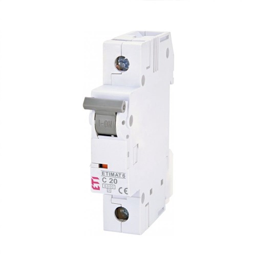 ETI-Schutzschalter C 20A 1P 6kA GPV-401-211