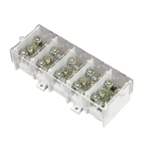 Pawbol-Klemmleiste LZ 5x35/16 mm2 mit Abdeckung (Anschluss) TH35