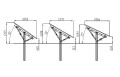 PV-Freiland-Montagesystem Strong 4 Paneele T1V Bodenstruktur GPV-KN1-S4 (2)