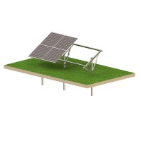 Solar KIT T1V Strong – PV-Bodengestell für 4 Module vertikal