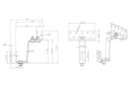 Vario-Dachhaken Klasse 5-5-5 - 3x verstellbar Edelstahl 1.4016 - 120 mm PV-08-38 (1)
