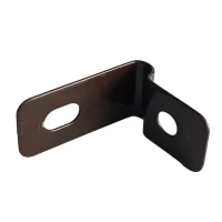 Zaunpanelhalter Klammer 1/2 Zoll braun verzinkter Stahl pulverbeschichtet