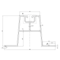 Trapezbrucke 33cm H-60 aus EPDM fur Dacher aus Trapezblech PV-02-02 (2)