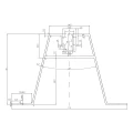 Trapezbrucke 33cm H-70 aus EPDM fur Dacher aus Trapezblech Typ 2 für höhere Dachanschlüsse PV-02-06 (2)
