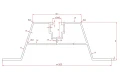 Trapezbrucke 33cm H-40 aus EPDM fur Dacher aus Trapezblech PV-02-03 (2)