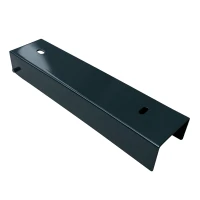 U-Profil Verbinder Halter für Sockelplatte 250x55 Anthrazit Graphit