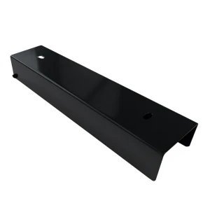 U-Profil Verbinder Halter für Sockelplatte 250x55 Schwarz