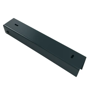 U-Profil Verbinder Halter für Sockelplatte 300x55 Anthrazit Graphit