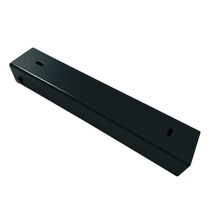U-Profil Verbinder Halter für Sockelplatte 300x55 Schwarz