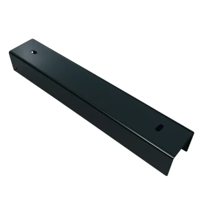 U-Profil Verbinder Halter für Sockelplatte 300x50 Schwarz