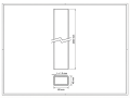 Zaunpfosten 60x40x1,2 mm, Länge 2,4 m, verzinkt GPV-700-70 (3)