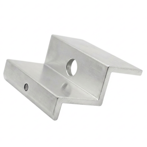 Endklemme H40 L50 - roh mit Erdungsstift