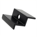 [RDY] Endklemme H40 L50 schwarz lackiert PV-03-79 (1)