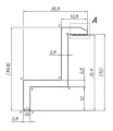 Endklemme - M8 Loch - Aluminium 6060 - H32 PV-03-03 (2)