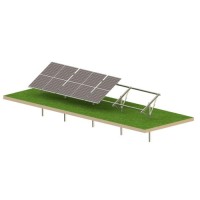 Solar KIT T1V Strong – Bodenmontage-PV-Konstruktion für 8 Module