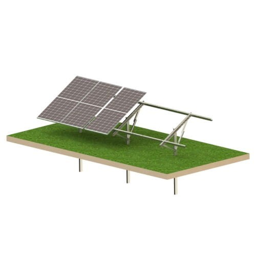 Photovoltaik-Bodenmontage Solar KIT T1V Light für 6 Module GPV-T1V-L6 (1)