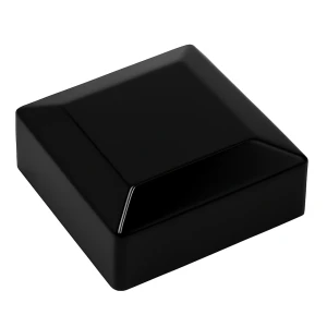 Abdeckkappe Pfostenkappe für Zaunpfosten 100x100 schwarz