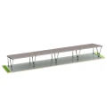 Solarcarport VICA für 8 Fahrzeug Photovoltaik-Parkplatz 4x2 module GPV-105-08 (2)