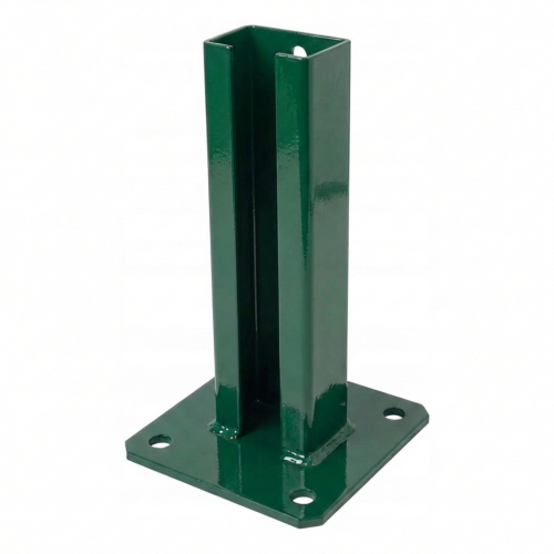 Zaunpfahlbasis 60x40 grün RAL 6005 verzinkt 000-155 (1)