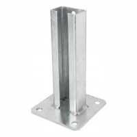 Pfostenfuß für Zaun 60x40 verzinkt