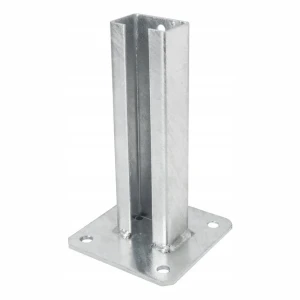 Pfostenfuß für Zaun 60x40 verzinkt