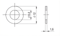 Unterlegscheibe M6 DIN 125 A2 140 HV 6.4 - 1000 Stück 000-078 (2)