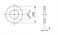 Unterlegscheibe M30 DIN 125 A2 140 HV 28- 50 Stück 000-168 (2)