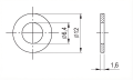 Unterlegscheibe M6 DIN 125 A4 140 HV 6,4 - 1000 Stück 000-174 (2)