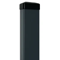 Zaunpfosten 60x40x1,2 mm, Länge 2,0 m, Graphit RAL 7016