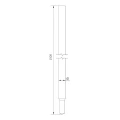 Klappbare Erdungsstange Morse-Konus 16x1500 mm OG PV-23-01 (3)